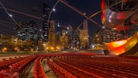 Pritzker Pavillon with Skyline 2